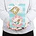 Let's Be Mermaids - Baby Shower or Birthday Party Favor Boxes - Set of 12