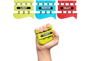 DICYWUDI Grip Strength Trainer, Finger Strength Trainer for Grip Strength Training for Fingers, Wrists, and Hands for Home, Office, Gym, Climbing, Athletes, Musicians, and Therapy