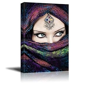 Arabic Woman with Beautiful Eyes Wall Decor