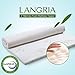 LANGRIA 3-Inch Twin Mattress Toppers Memory Foam Bed Topper CertiPUR-US Certified with Removable Zippered Hypoallergenic Bamboo Cover and Non Slip Bottom