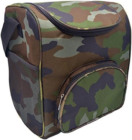 HMQINYI Large Cooler Bag, Camo Lunch Box for Men Insulated Lunch Bag Picnic Food Storage Box (Camouflage)
