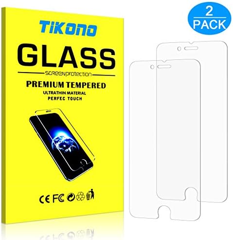 iPhone 5 5s SE 5C Screen Protector, Tikono [2-Pack] iPhone 5 5s SE 5C Tempered Glass Screen Protector for Apple iPhone 5 5s SE 5C (iPhone 5 5s SE 5C)