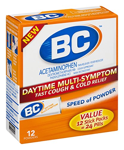 BC Daytime Multi-Symptom Fast Cough & Cold Relief Powders | 12 Powders