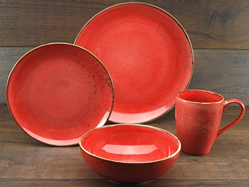 CreaTable, 19989, Serie Nature Collection, 16-teiliges Geschirrset, Kombiservice aus Steinzeug, spülmaschinen- und mikrowellengeeignet, Qualitätsproduktion – Bild 5