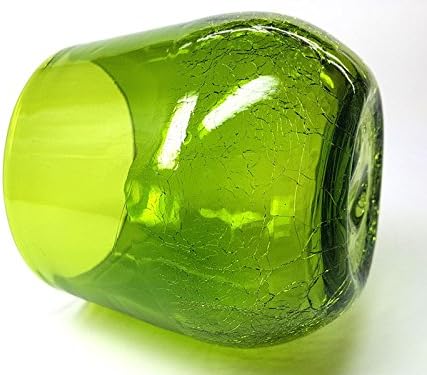 Amazon 琉球ガラス ひび模様入り たる型 グラス 緑 ロックグラス オンライン通販