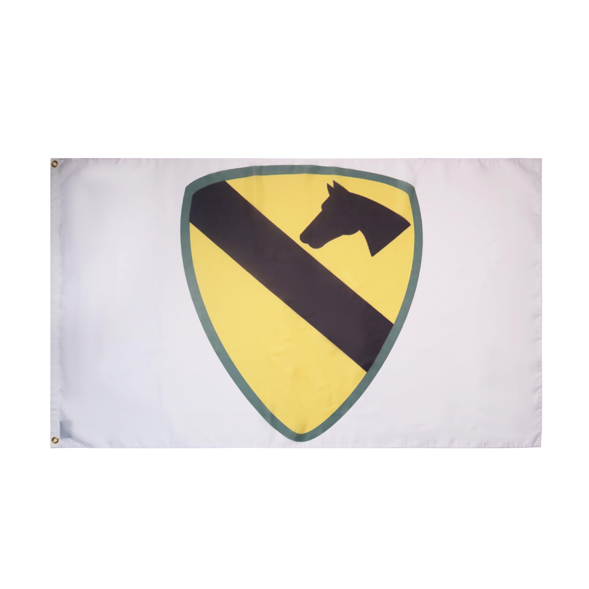 AZ FLAG - 1St Cavalry Division Of United States Flag - 3x5 Ft - 100D Polyester First Team Us Banner with Two Metal Grommets - Fade Resistant - Vivid Colors - 3' x 5' Feet - 150x90 Cm