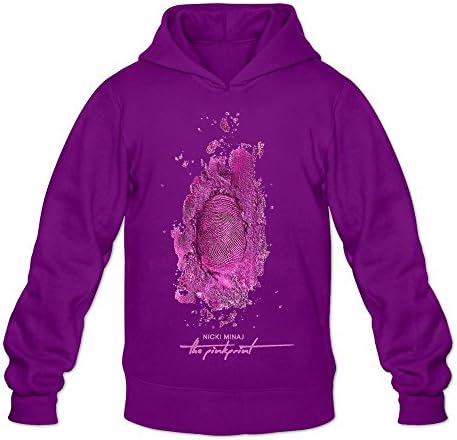 Men's The Pinkprint Nicki Minaj Korean Style Hoodies Sweatshirt Size XL US Purple