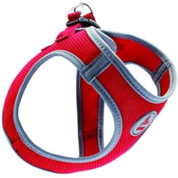 KRUZ PET KZA306-14S Reflective No Pull Quick Fit Mesh Harness, Small