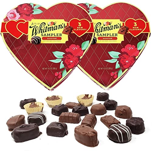 Taboom Whitman's Mothers Day Assorted Chocolates Sampler Heart 10.3