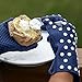 Finally! Heavy-Duty Women's Silicone Oven Mitts by Love This Kitchen | 2 Sizes Available in 9 Colors | Heat Resistant Gloves For Her Cooking, Baking & Barbecue Needs (1 Pair, M/L, Blue)