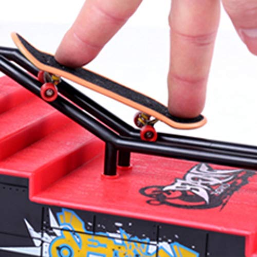 image for Wenasi Skate Park Kit, Ramp Parts for Finger Skateboard Ultimate Parks