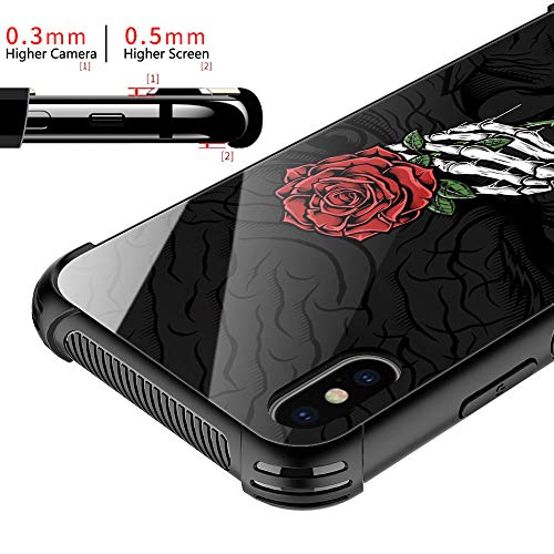 Carloca Iphone Xr Case Skull Hand Holding Rose Iphone Xr Cases For Girls Boys Graphic Design Shockproof Anti Scratch Hard Back Case For Apple Iphone Xr Pricepulse
