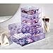iDesign 3 Drawer Storage Organizer for Cosmetics, Makeup, Beauty Products and Office Supplies, Purple