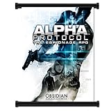 Alpha Protocol Game Fabric Wall Scroll Poster (32