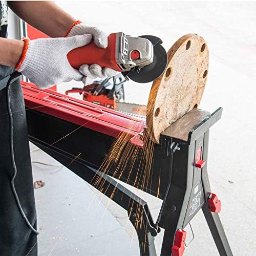 TNPSHOP Jawhorse Workbench 37 Foot Plastic Saw Bar Clamp Pedal Lever Auto-Locking Legs