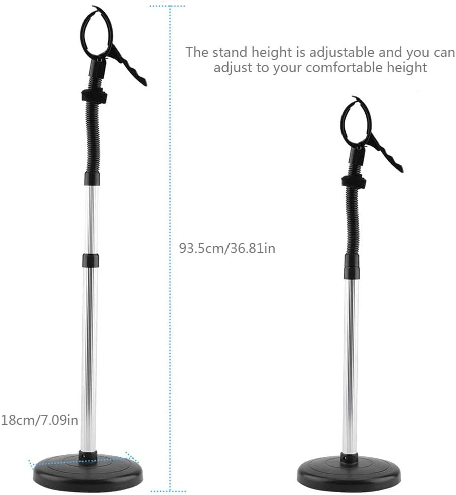 Garosa Blow Dryer Styling Stand Hands-Free Adjustable Height with Suction Base - Image 5