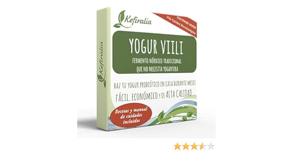 Fermento de Yogur Viili (Reusable de forma ilimitada) + ...