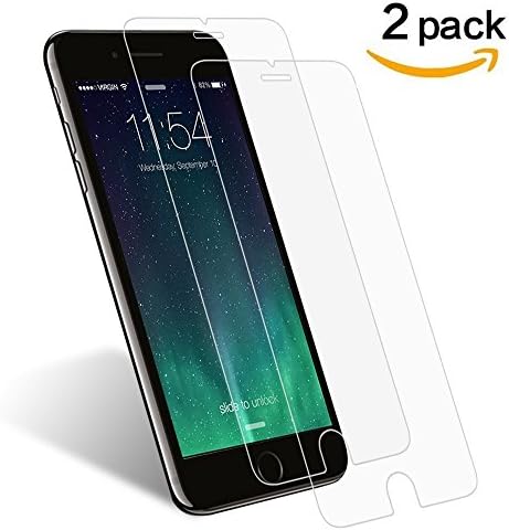 [2-Pack] iPhone Screen Protector Glass Phone Tempered Glass Screen Protector, Ultra Thin High Accuracy 3D-Touch Compatible
