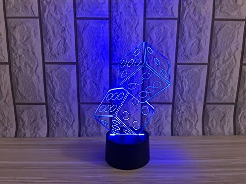 JYIFA 3D LED Snake Cartoon Lamp 7 Color Change Optical Illusion Touch Mood light USB powered Bedroom Decorative Night Light Multi for Christmas Gifts