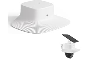 Outdoor Camera Cover Compatible with Eufy SoloCam S340 - Sun Rain UV Shield for Security Monitoring System, Weatherproof ABS 