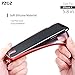 PZOZ iPhone X Case, Slim Silicone Lanyard Case Cover Holder Long Hanging Neck Wrist Strap Outdoors Travel Necklace for iPhone X (Red)
