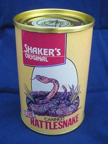 Vibrating Can Company CANNED LIVE RATTLESNAKE (NOVELTY ITEM) NEW