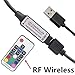 BEILAI USB LED Strip Bias Lighting Kit with RF Wireless Remote Controller ,5050 RGB LED TV Backlight with USB Port for HDTV, flat screen (2 Meter)