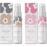 Nabia Hydrating Face Mist Set. Rose + Pearl Face Mist, Botanical, 3.38 Fl Oz