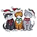 Collections Etc Holiday Cats Garden Stake Christmas Yard Decoration