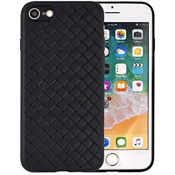 iPhone 8 Case Shockproof, TPU Silicone Protective Cover Black