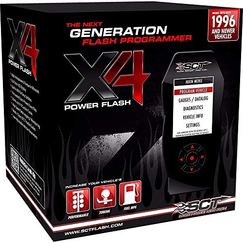 SCT Performance - 7015 - X4 Performance Tuner - Custom Power Flash Programmer- FORD 96-19