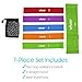 Vive Resistance Bands for Working Out (5 Pack) - Exercise & Workout Resistance Kit - Stretch, Elastic Loop Bands for Physical Therapy, Pilates, Yoga & Gym, for Men & Women - Fitness, Glute Work Out