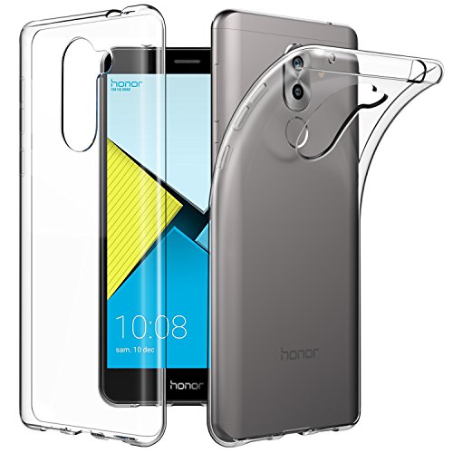 Honor 6X Case, EasyAcc Huawei Honor 6X 5.5   Soft TPU Case Crystal Clear Transparent Slim Anti Slip Case Back Protector Cover Shockproof for Honor 6X