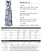 Zattcas Womens Bohemian Printed Wrap Bodice Sleeveless Crossover Maxi Dress (Small, Blue White)