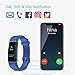 Vigorun Fitness Tracker Color Screen, Activity Tracker with Heart Rate Monitor, IP68 Waterproof Sports Smart Wristband with Step Counter Calorie Pedometer Sleep Monitor Watch for Kids Women and Men