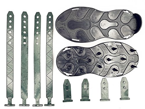 TIPU Lawn Aerator Conjoined Shoes, for Effectively Aerating Lawn Soil, 2 Plastic Adjustable Straps with Buckle, Suitable of Shoes, Easy to Take Care Your Garden or Yard