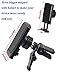 Car mount. ZIKU Aluminium Magnetic Air Vent Car Phone Mount Holder Cradle With Strong Magnetic and Kickstand -for iPhone ,Samsung Lg Sony and All Other Smartphone(upgrade version )
