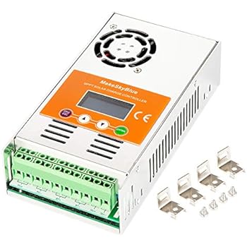 MakeSkyBlue 60A MPPT Charge Controller, Max 160V DC 2800W Solar Panel Input, LCD Display, Auto for 12V/24V/36V/48V Battery, Version V118 (FBA Shipping, 60A-V118)