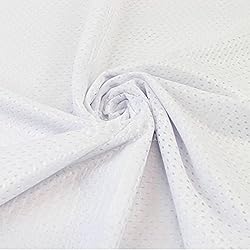 Pico Textiles 1 Yard – White Polyester Football