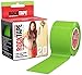 RockTape H2O 2-Inch Highly Water-Resistant Kinesiology Tape, 16.4-Foot Continuous Roll, H2O Lime