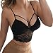 Bra Crop Top, Women Hollow Translucent Underwear Wrapped Chest Sheer Lace Vest Strap Lingerie