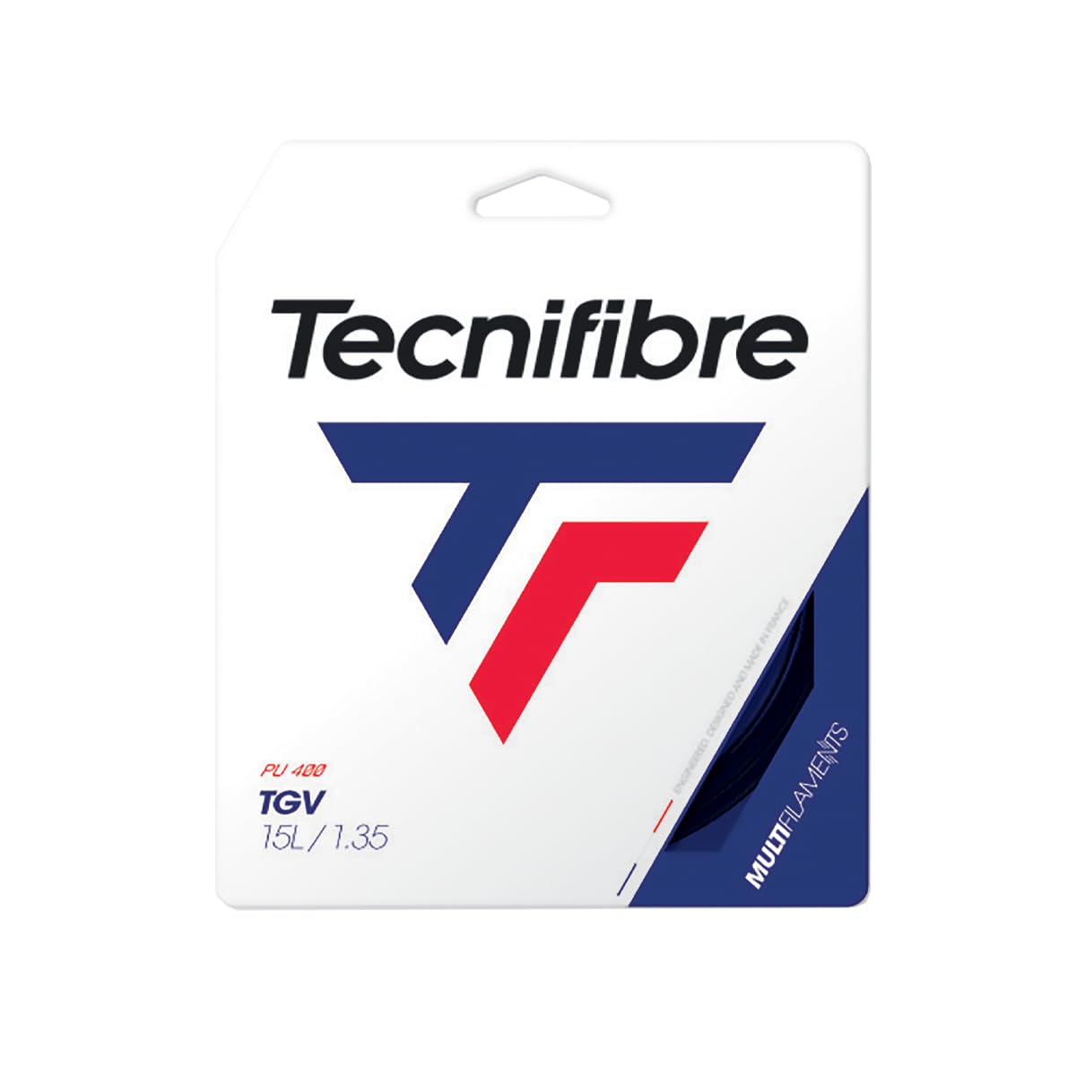 Tecnifibre TGV Tennis String Black - 1.35mm / 12m Set