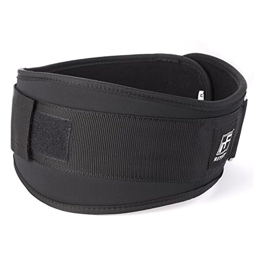RitFit Weight Lifting Belt - Great for Squats, Lunges, Deadlift, Thrusters - Men and Women - 6 Inch Black/Camouflage - Image 3