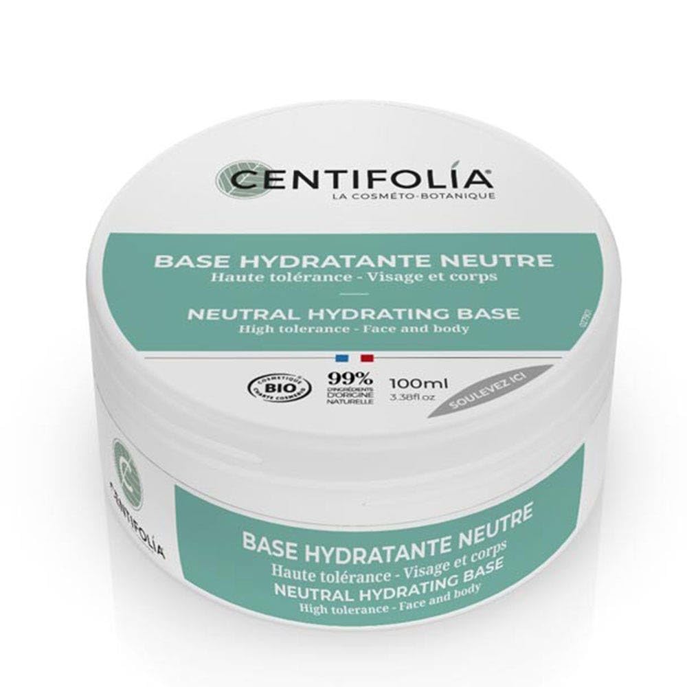 Centifolia Crème Hydratante Neutre Hypoallergénique Bio 100ml Pour Peau Normale, Rougeurs et Couperose, Peau Atopique et Réactive, Peau Sensible, Peau Sèche
