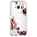 Samsung Galaxy S7 Edge Case,Flyeri Crystal Fashion Floral Pattern Transparent Clear Soft Silicone TPU Ultra Thin Phone Cover Back Cases for Samsung Galaxy S7 Edge (5)