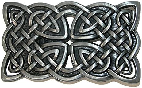 Takela Celtic Knot Cross Antique Finish Belt Buckle