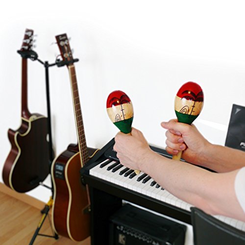 1 MARACAS+LARGE+REAL+RUMBA+SHAKERS