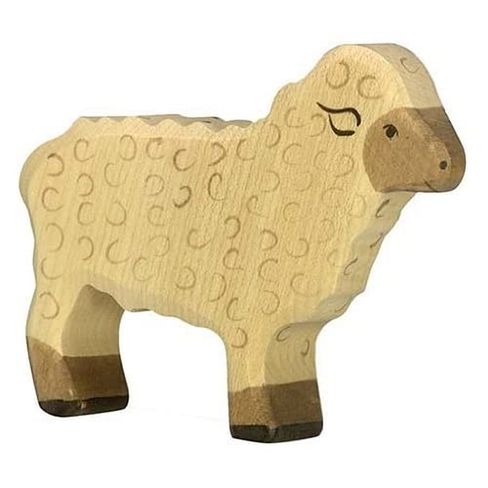 Holtztiger Holztiger Standing Sheep Wooden Figure