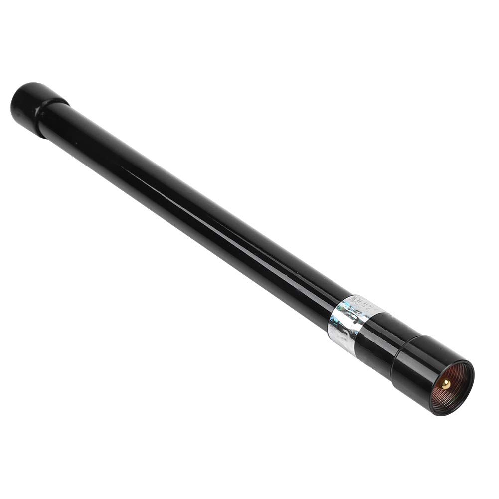 ASHATA UHF/VHF Antenna,Antenna Dual Band UHF 400-500MHz / VHF 130-174MHz Mobile Antenna,Portable Car Radio Antenna 22cm with UHF / Pl259 connector for NL-350(Black)