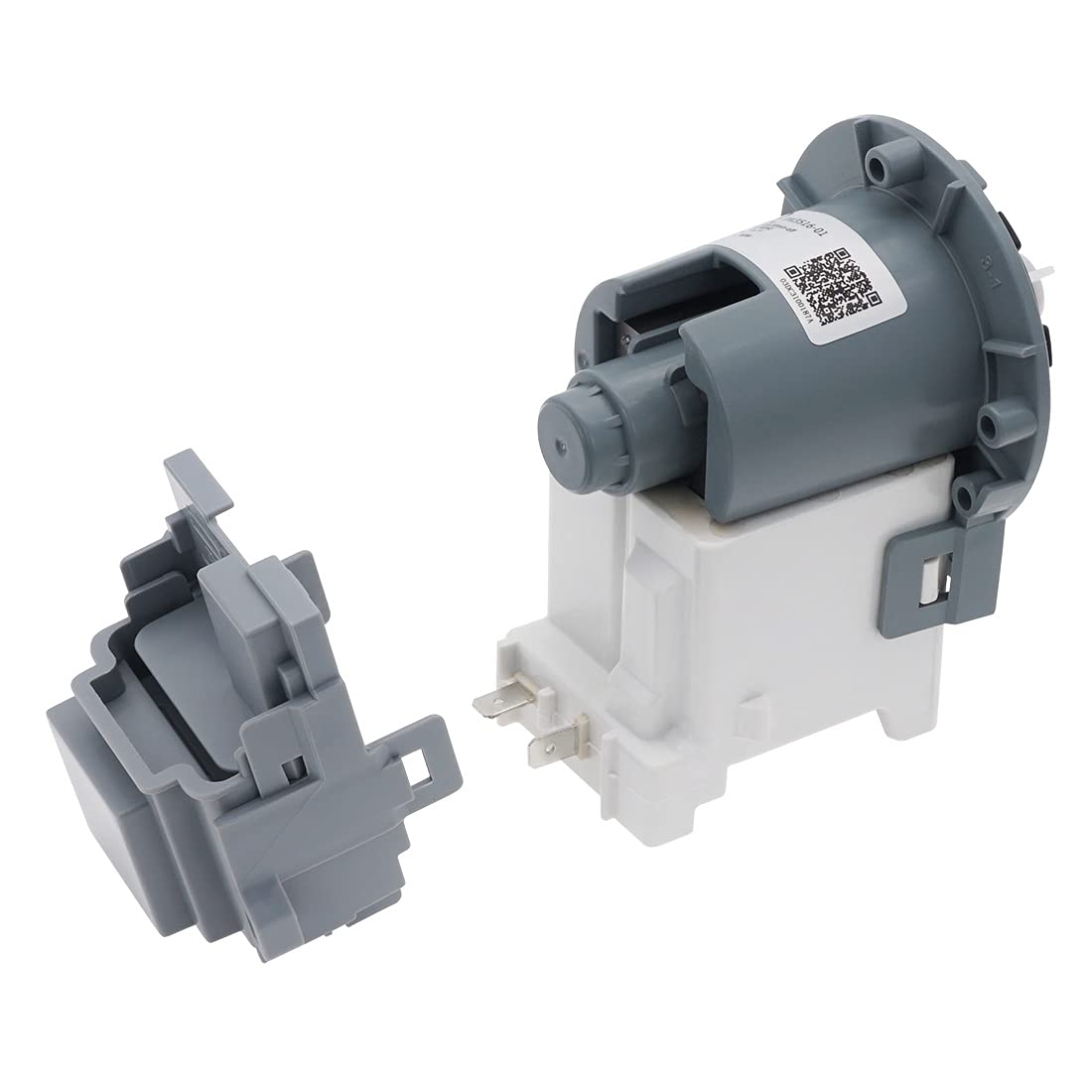 DC31-00187A, DC31-00187D Drain Pump Motor with Drip Cover OEM by SupHomie - Compatible with Samsung Washing Machine